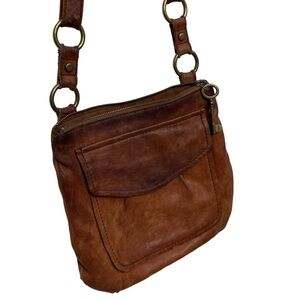 Brown Leather Crossbody Bag